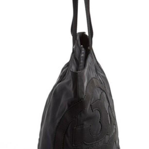 Tory Burch Penn Nylon Zip Tote - Black - Medium - Picture 11 of 11
